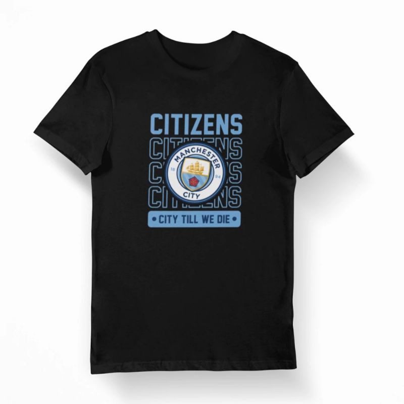 Kaos Man City Fans Distro Combed 30s