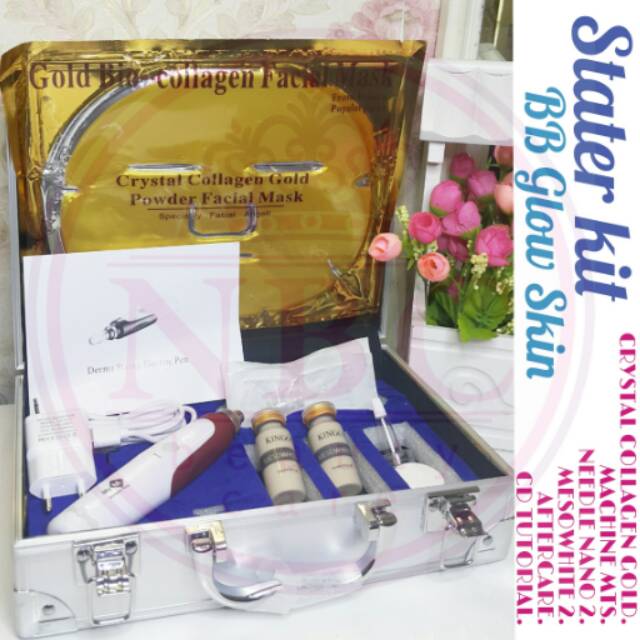 Paket komplit mesowhite bbglow sulam bedak