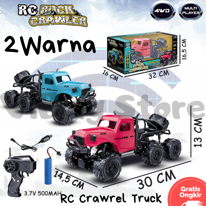 Mobil Remote Control RC Crawler Offroad Jeep Truck 4x4 4WD Radio Control Remot Kontrol Murah RDR1062