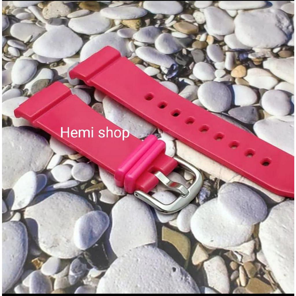 Tali Jam Tali Karet aksesoris jam Tali Baby-G Sherina BGA-130-4B BGA 130 4B Original