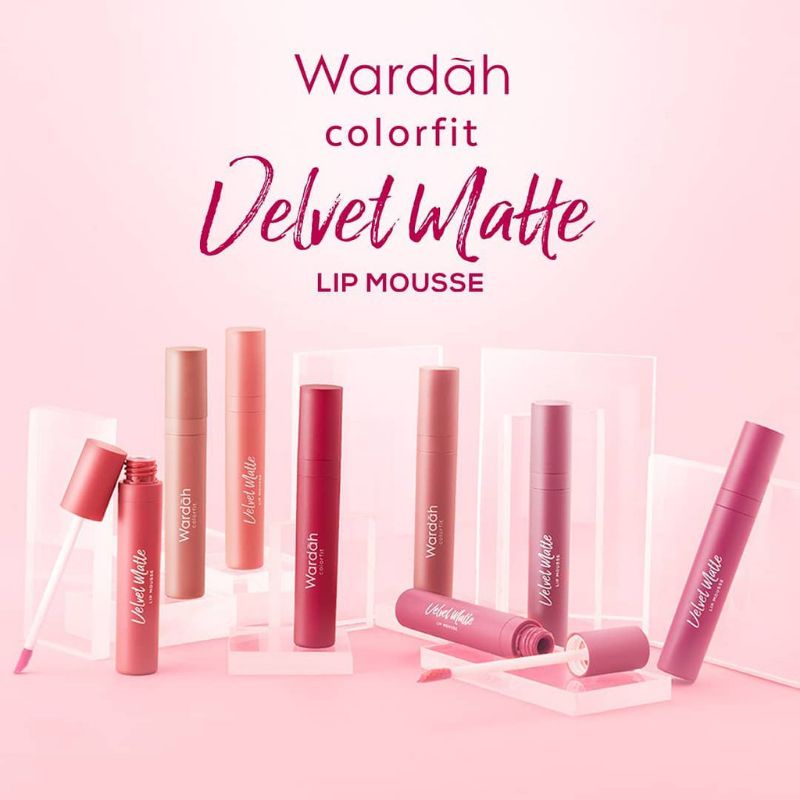 Wardah Colorfit Velvet Matte Lip Mousse 4g/Lipcream Wardah