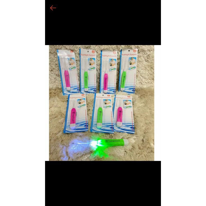 Korek Kuping LED Senter/ Pembersih Telinga Anak dan Dewasa