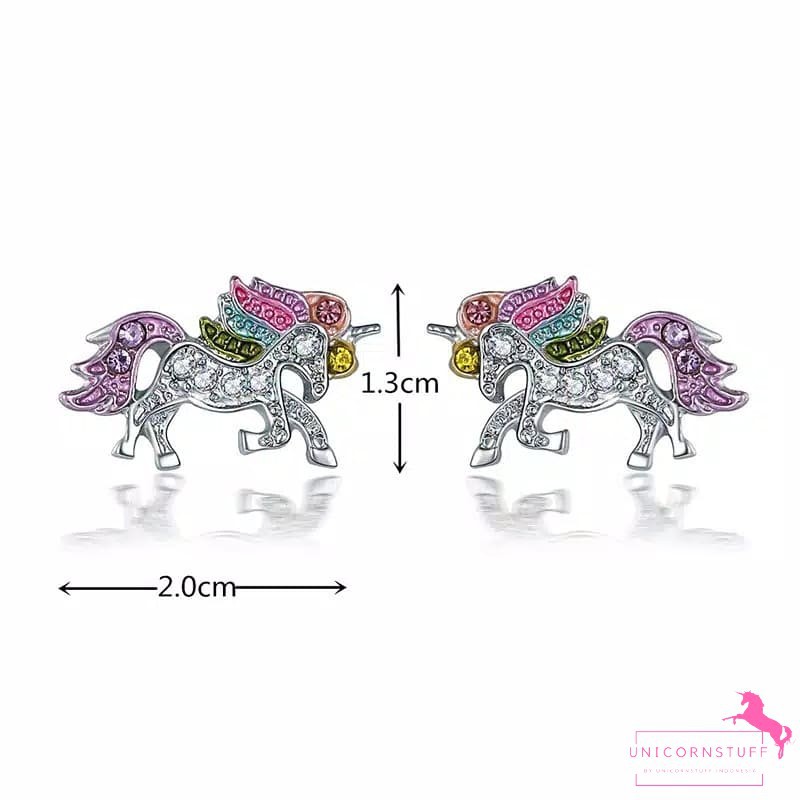 Anting Anting Unicorn Diamond Anak Perempuan Kado Anak Cewek