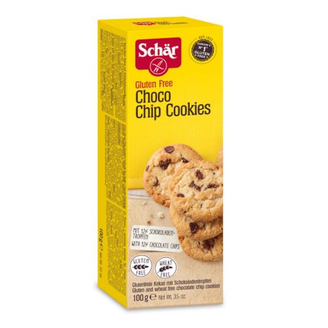 Schar Gluten Free Choco Chip Cookies 100g