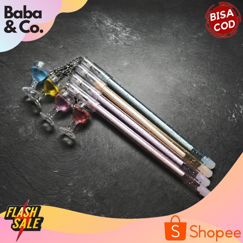 

PULPEN COCKTAIL PULPEN WINE PEN GEL UNIK LUCU MURAH PULPEN BOBA ATK MURAH BISA COD