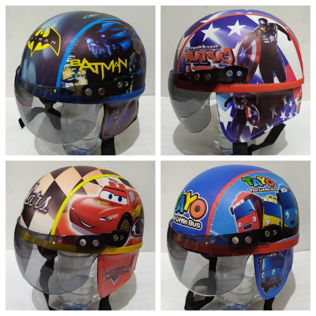 HELM RETRO ANAK / HELM ANAK SINCHAN