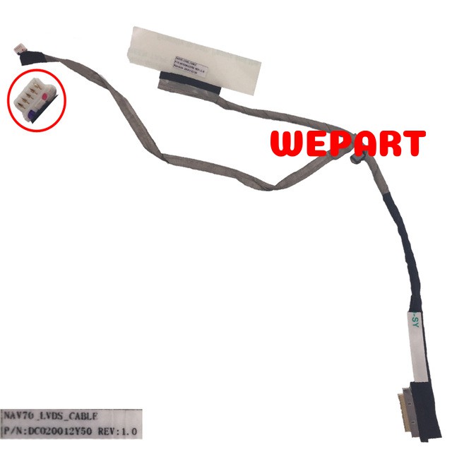 Kabel Cable Flexible Led Lcd Laptop Acer Aspire One NAV70 PAV70 D255 D260 DC020012Y50