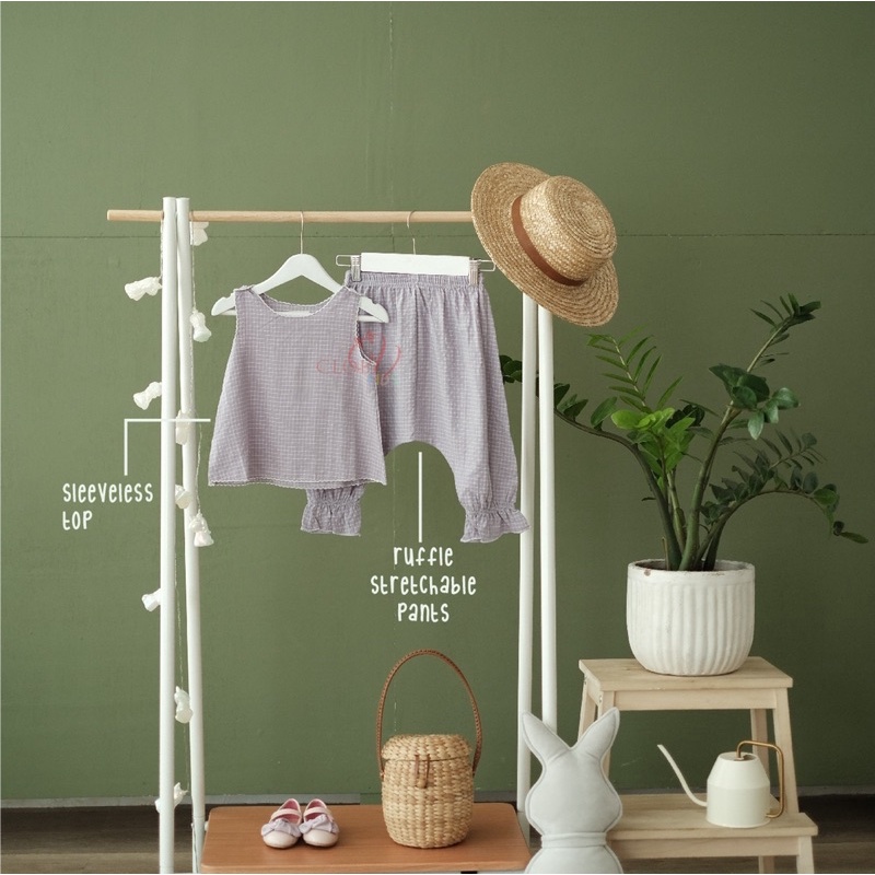 CLOEVKIDS - Baju set anak perempuan ADORE SET