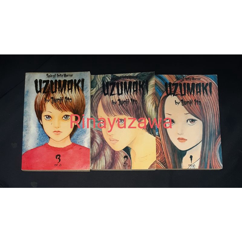 Komik Bekas Uzumaki Spiral Into Horror by Junji Ito