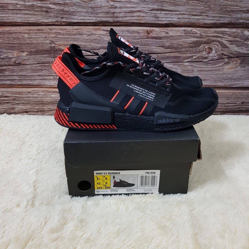 adidas nmds black and orange