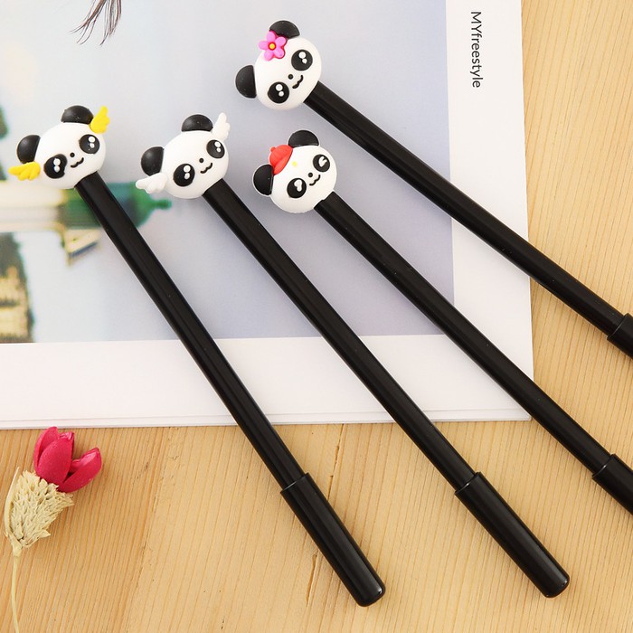 

Pulpen Unik / Pulpen Lucu Motif Panda Dengan Hiasan Kepala