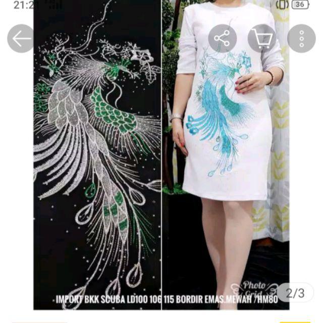 Dress Bangkok Motek Emas