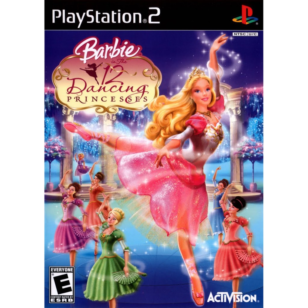 DVD Game PS2 Barbie in The 12 Dancing Princesses