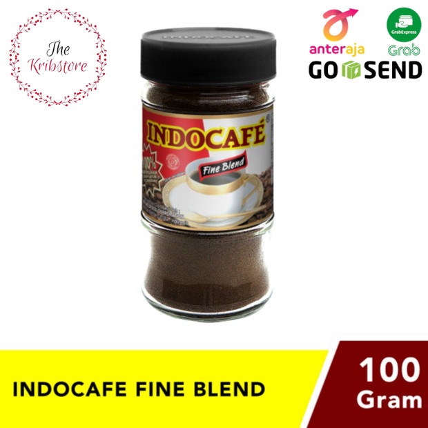 

INDOCAFE Fine Blend Kopi Bubuk Halus Jar 100 gr