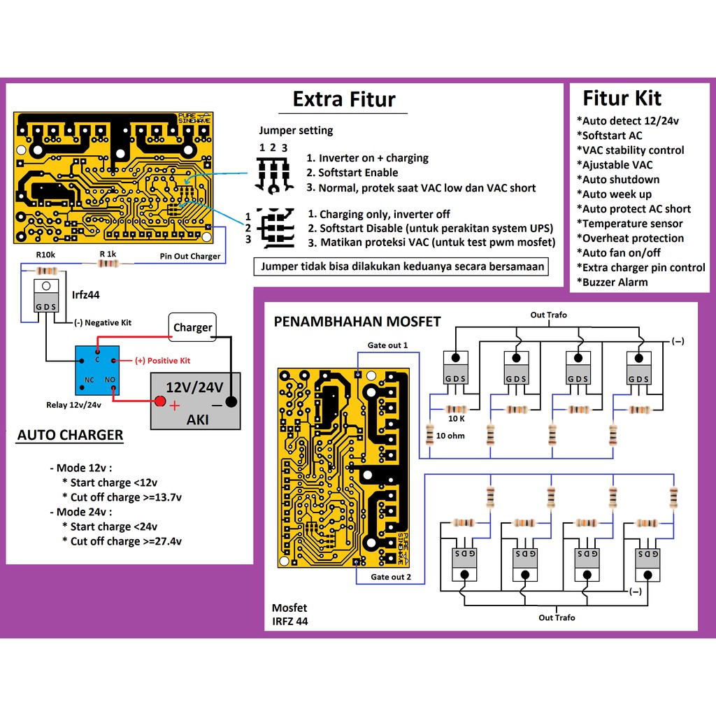 Layout Pcb Inverter Gelombang Sinus - PCB Circuits