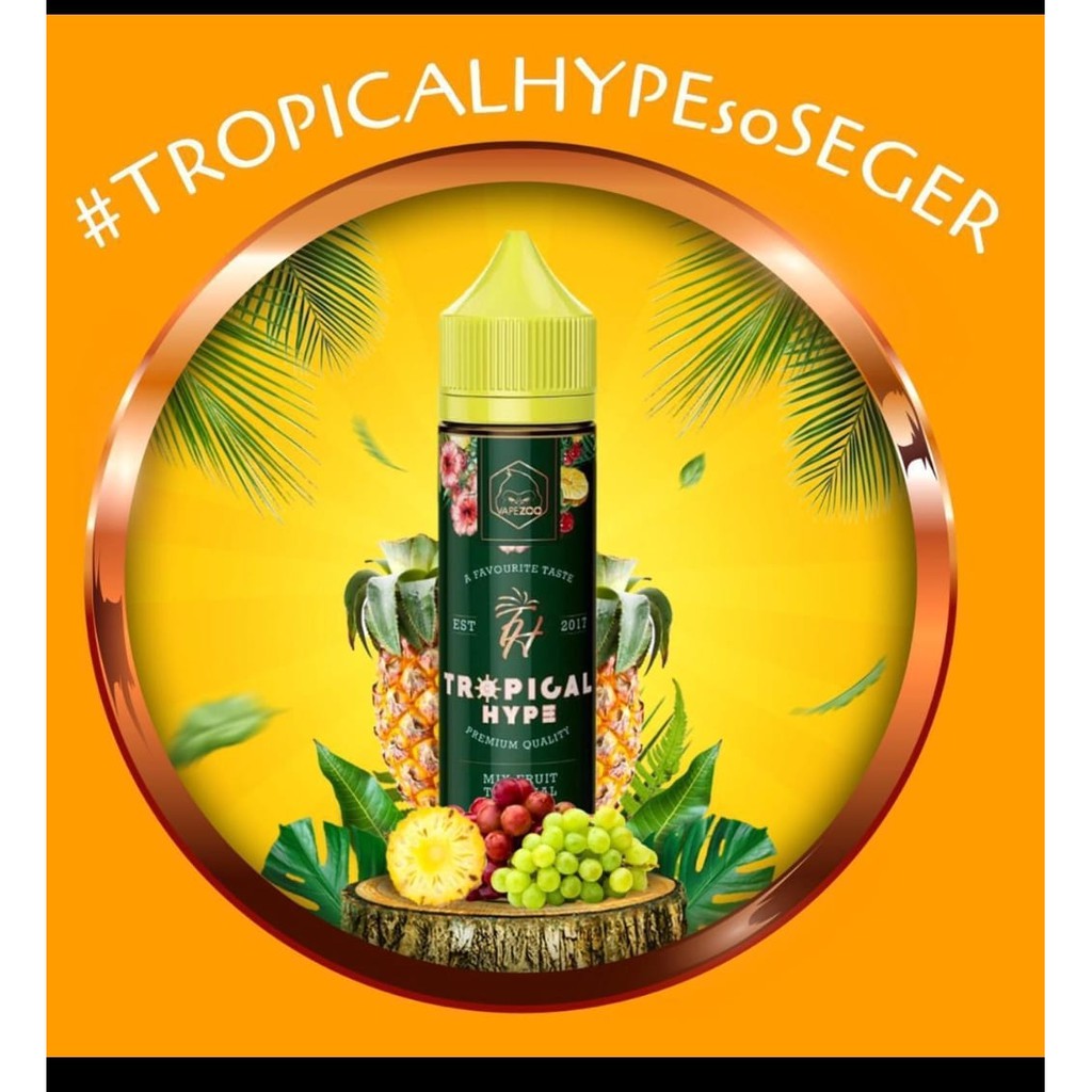 Tropical Hype Mix Fruit Tropical 3MG ORIGINAL AUTHENTIC by Vape Zoo