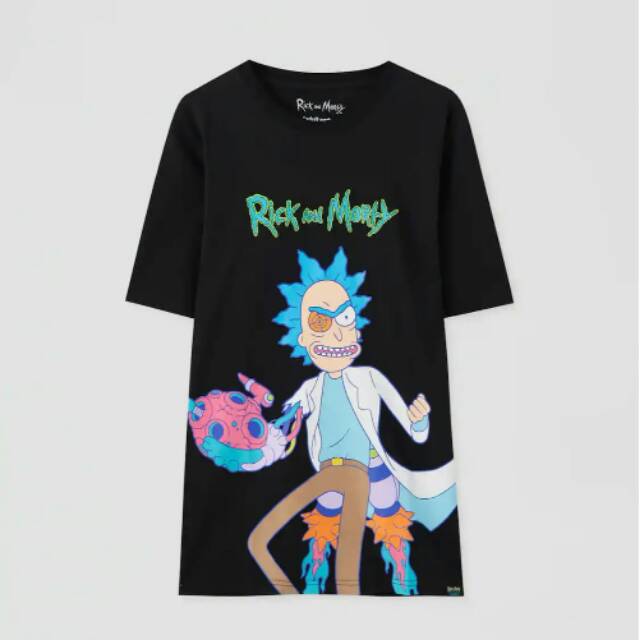 pull and bear t shirt rick and morty