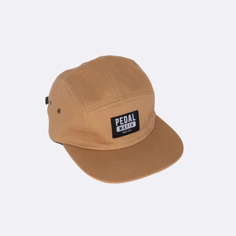 TOPI SEPEDA PEDAL MAFIA 5 PANEL CAP - BEIGE