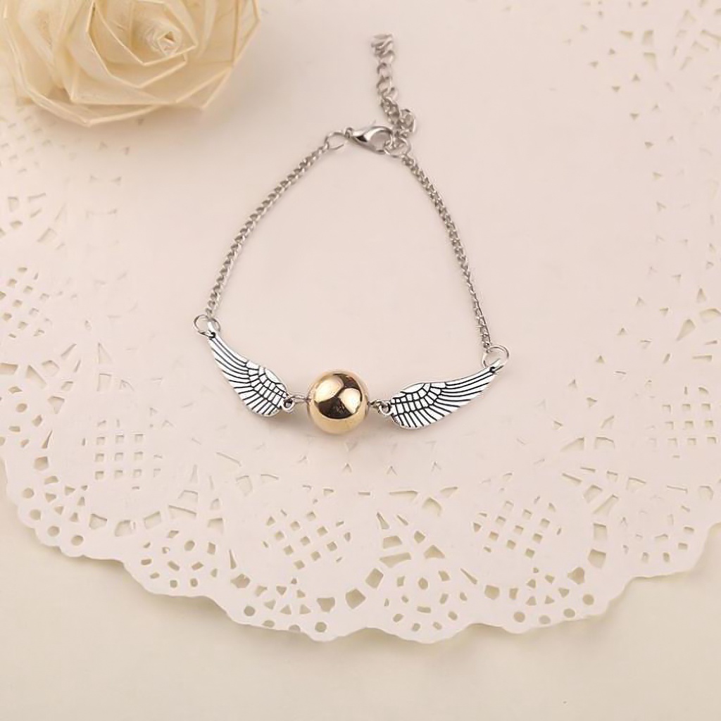 Hu Hu Hu Hu Hu Alat Bantu Pasang Kacamata♡ Gelang Tangan Rantai Aksen Sayap Ala Film Academy Untuk Unisexpriawanita