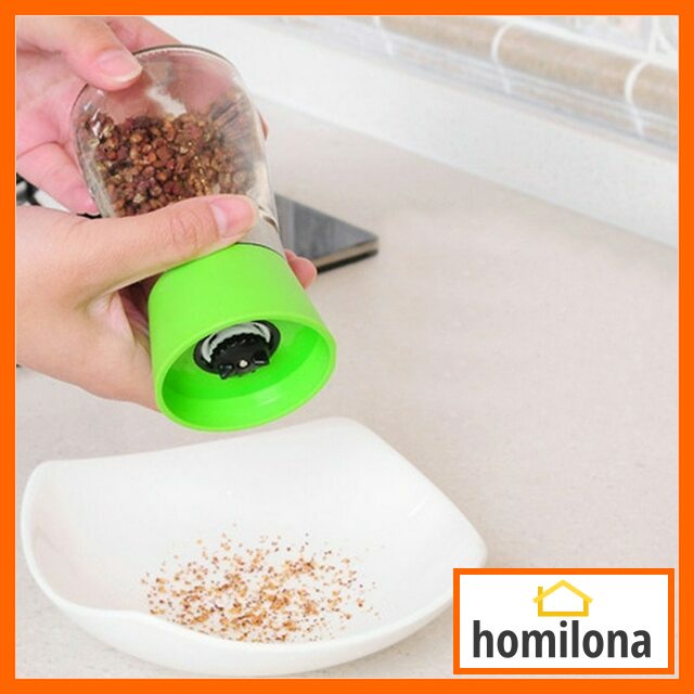 Penggiling Biji Lada Manual Pepper Mill Grinder - Leeseph M1599 - Black