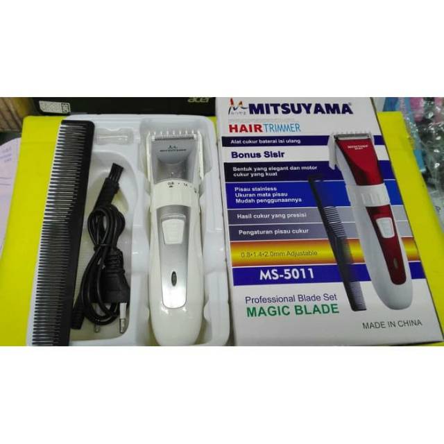 Alat Cukur Rambut &amp; Jenggot MS-5011 Charger MITSUYAMA