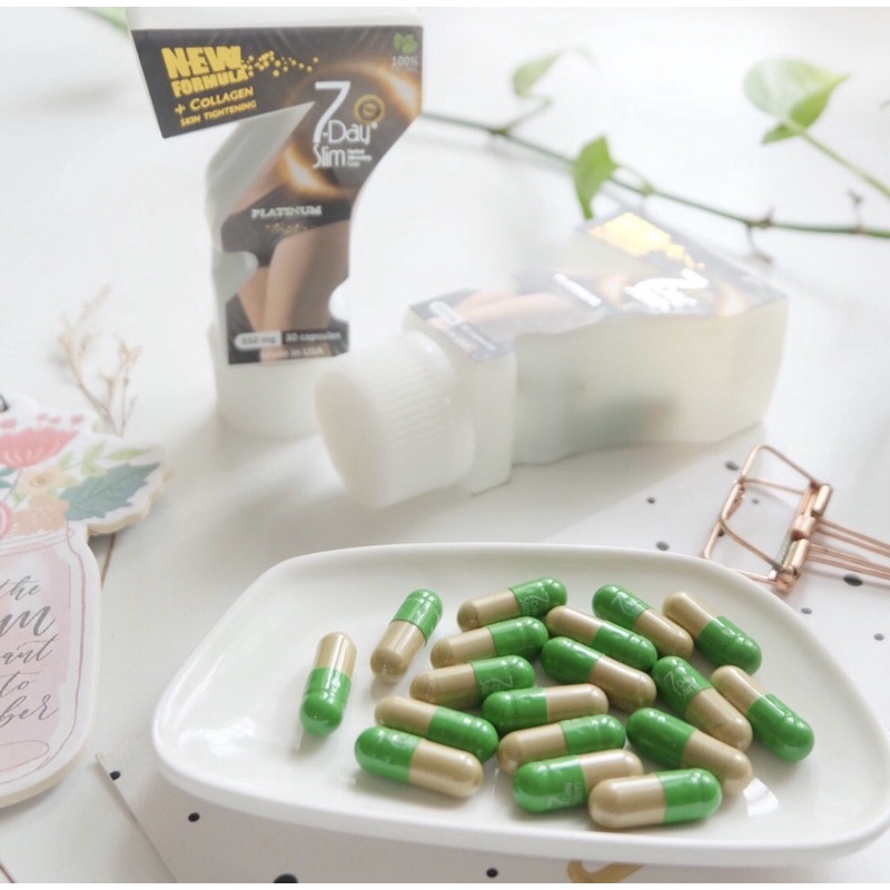 (JAMINAN ORIGINAL) 7 Day Slim Platinum Asli/Suplemen Diet