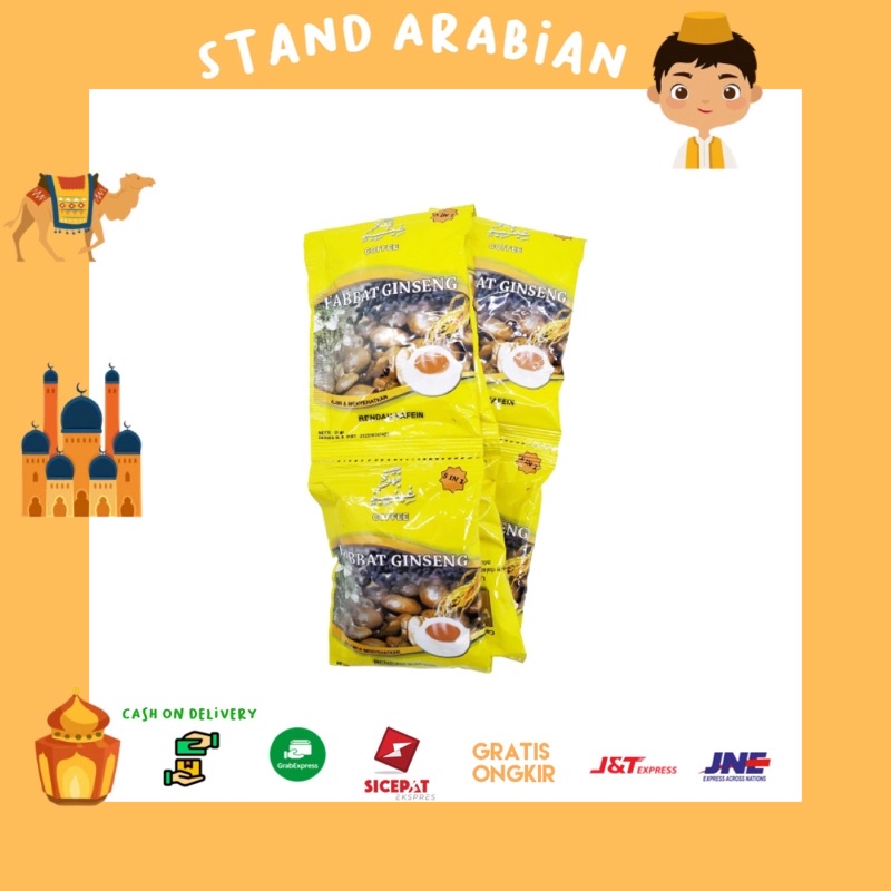 

Coffe 5 in 1 Habbat Gingseng Coffee El-iman ORIGINAL (1 RENCENG)