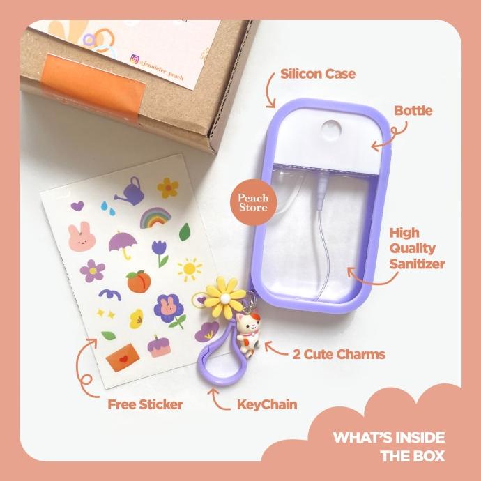 HAND SANITIZER GANTUNGAN KOTAK POCKET SPRAY FULL SET