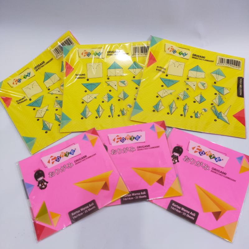 Kertas Lipat Warna /Kertas Origami