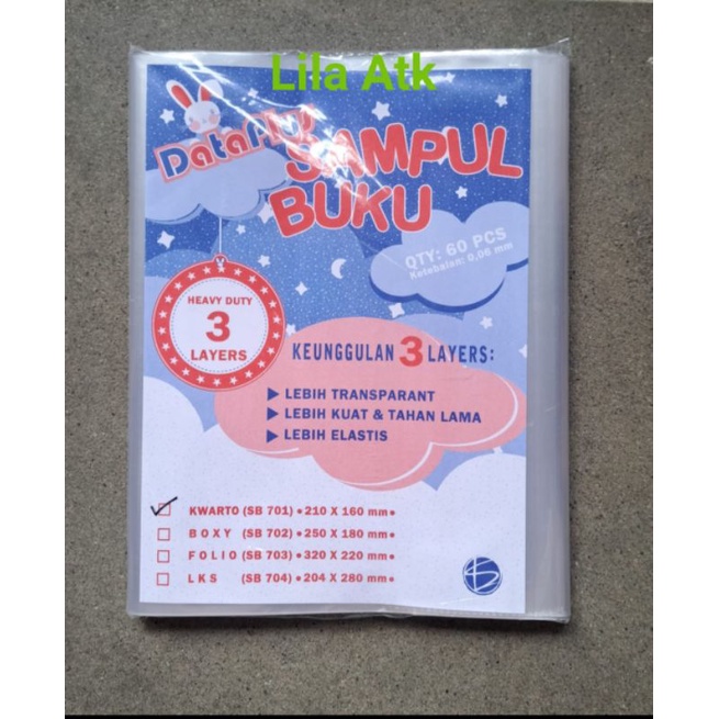

Sampul Buku Plastik Kwarto
