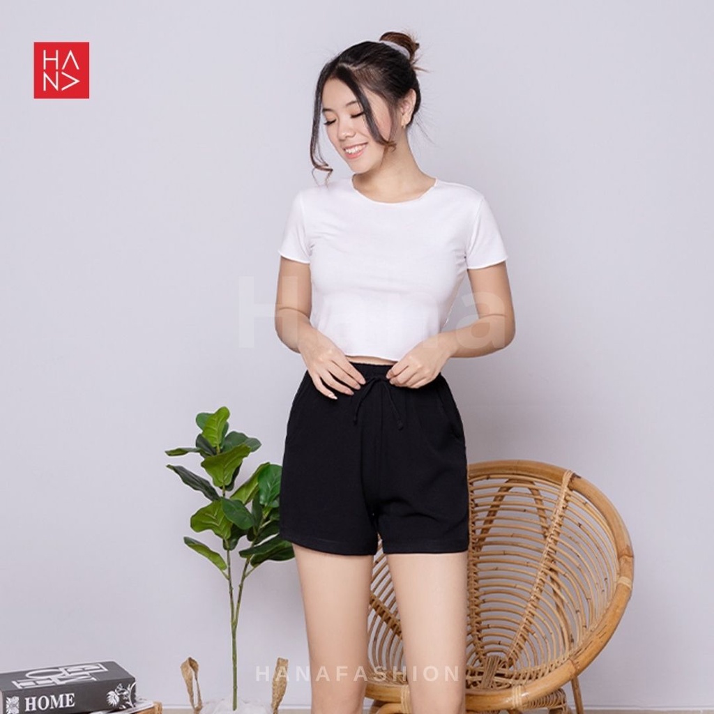 Hana Fashion - Tiara Short Pants Celana Pendek Wanita (S-3XL) - SP041