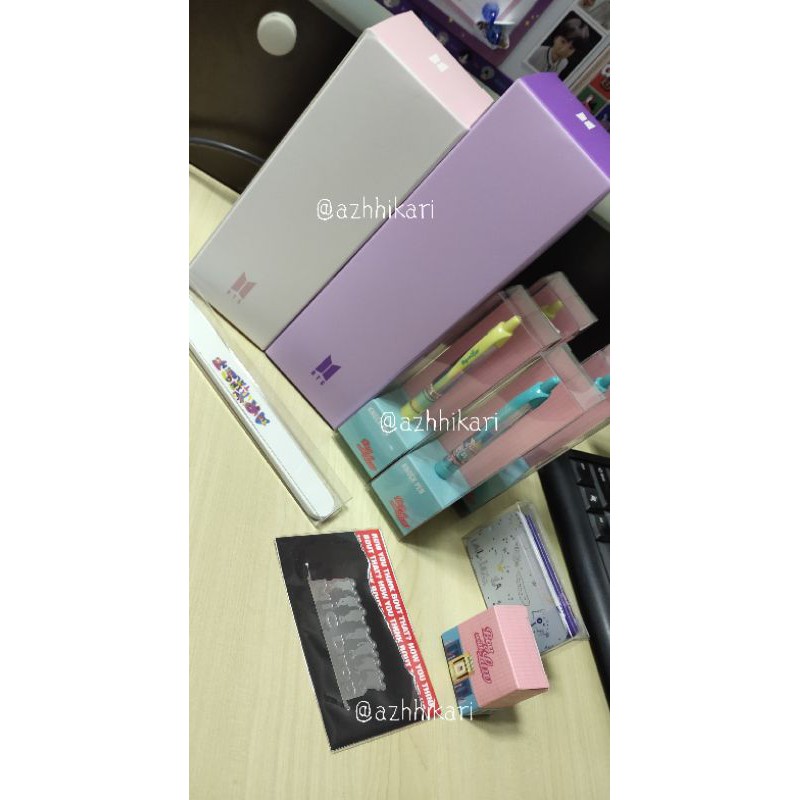 [NEW] Official BTS Pulpen Gradasi Boy With Luv (BWL) READY