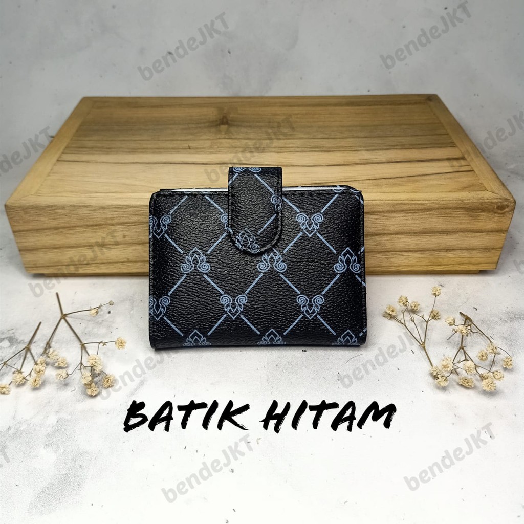 DOMPET KARTU MOTIF BATIK DAN UANG KERTAS PREMIUM WANITA  TEMPAT KARTU CARD