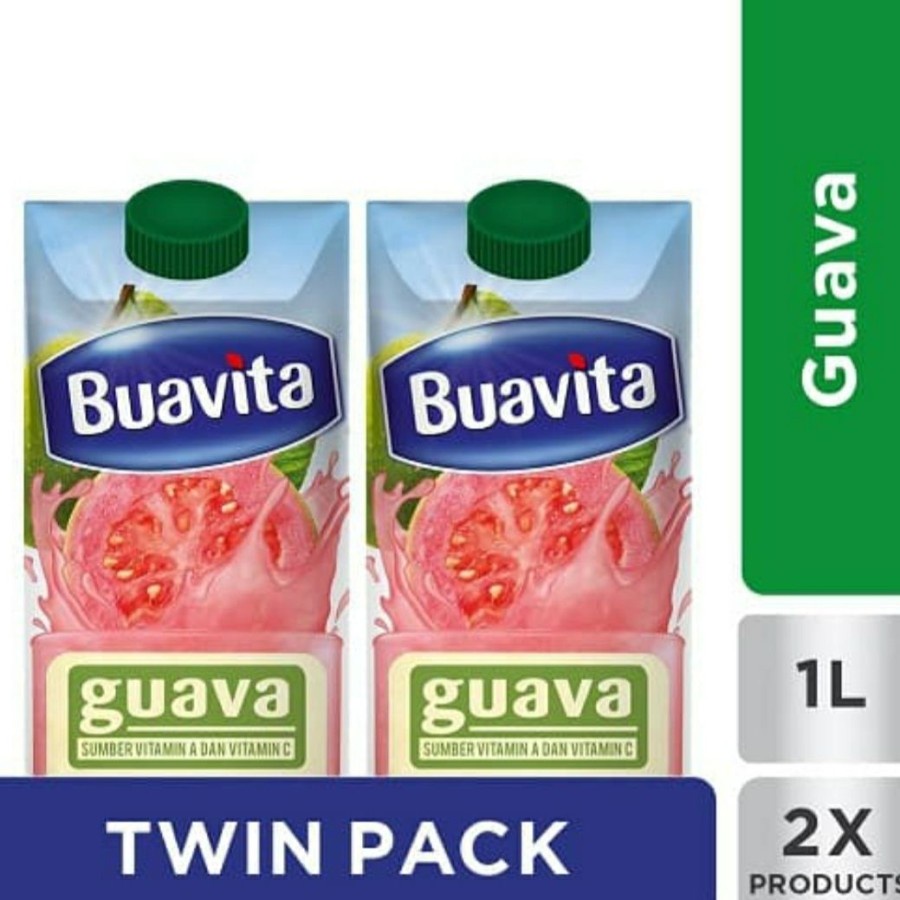 

Buavita Juice Jambu Jus Jambu High Vit A & C 1000 Ml Twin Pack Halal