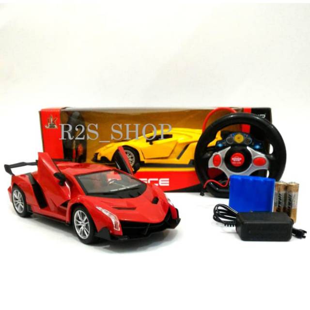 Mainan Mobil RC Masterpiece / Lamborghini Veneno Skala 1:16 Produk Original