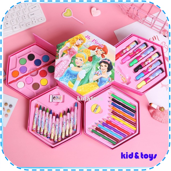 PENSIL WARNA 150 PCS ALAT TULIS SET CRAYON COLOURING SET 150 PCS ART SET ALAT GAMBAR/MEWARNAI-6