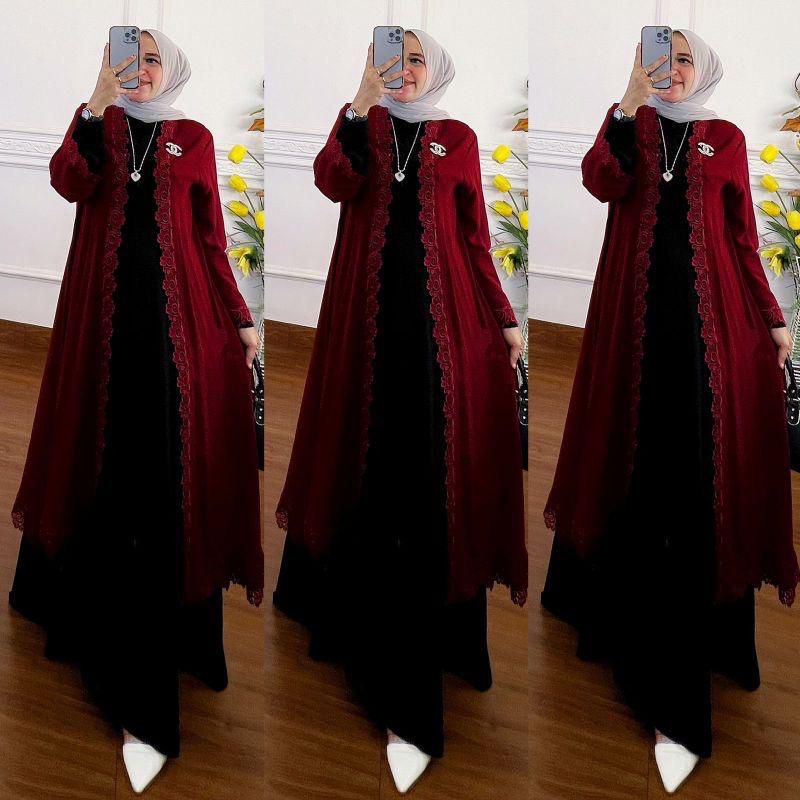 Naura Dress | Gamis 2in1