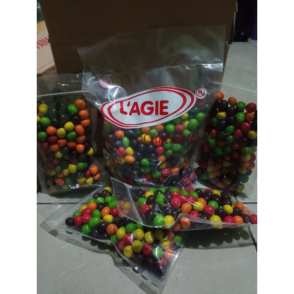 

L'agie febi aneka warna isi kacang 250 gram