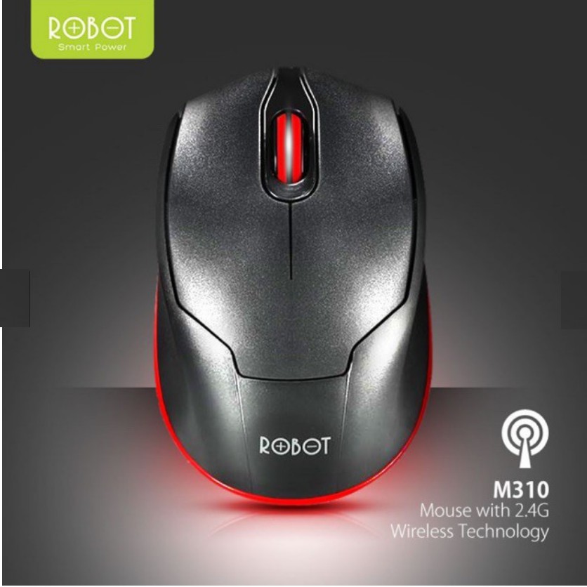 ROBOT M310 Wireless 2.4 GHz Optical Mouse ORIGINAL garansi resmi 1year