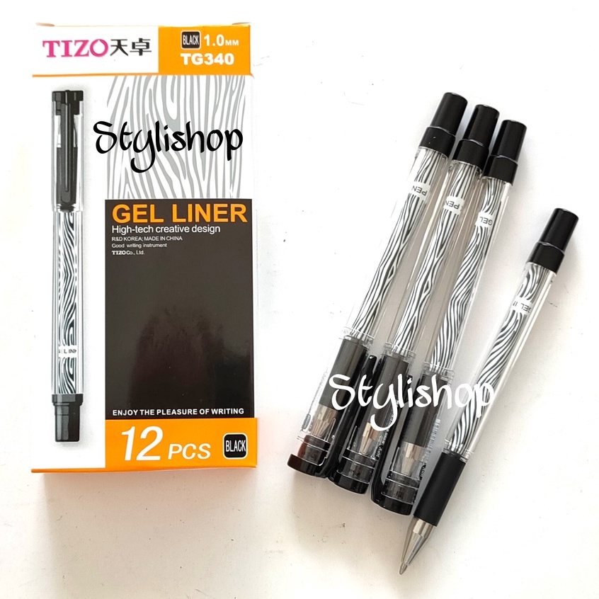 

Bulpen Gel Tizo 1,0 mm TG340, Pena Tanda Tangan, Gel Pen Liner, Pulpen