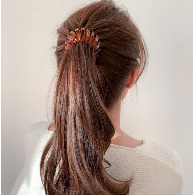 Jepit Rambut Korea Ponytail Hair Clip Sanggul Ikat Rambut Import