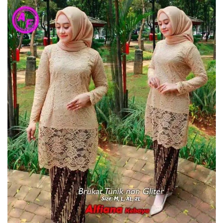 KEBAYA / KEBAYA BRUKAT / KEBAYA BROKAT / KEBAYA MODERN / SET KEBAYA / ATASAN KEBAYA / BAJU KEBAYA-7