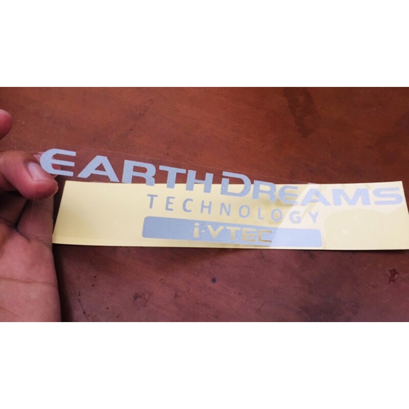 Stiker jdm earth dreams