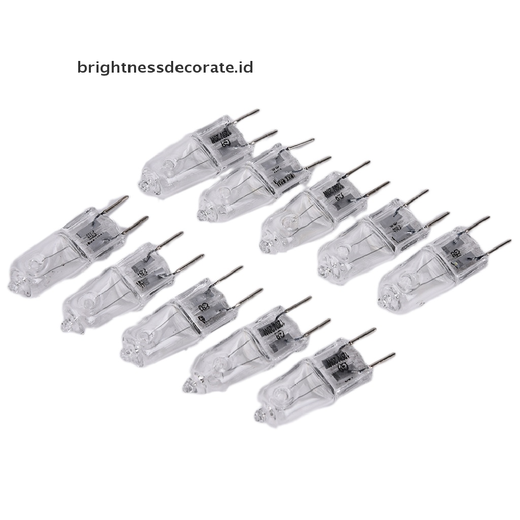 10pcs Lampu Halogen G8 120V 20W G8 Pin