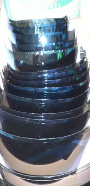 Flat visor kaca datar blue / biru pnp kyt Rc7 R10 K2RIDER V2R MDS VIKTORY