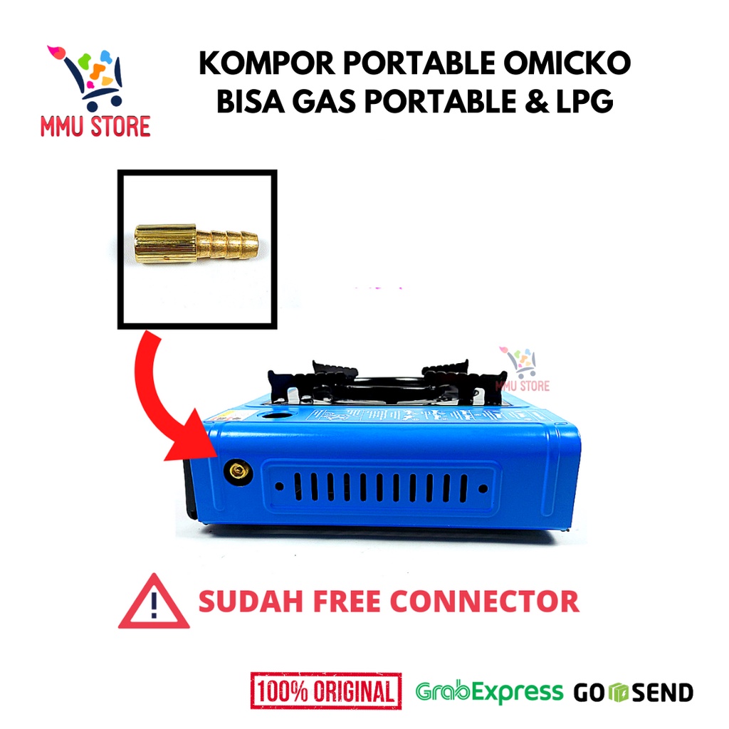 KOMPOR GAS PORTABLE OMICKO / KOMPOR GRILL PORTABLE KOMPOR GUNUNG PORTABLE