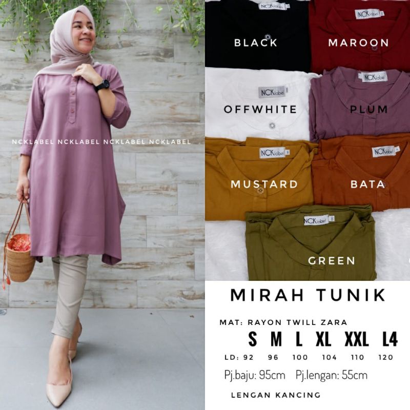 RESTOCK MIRAH TUNIK by Nck label