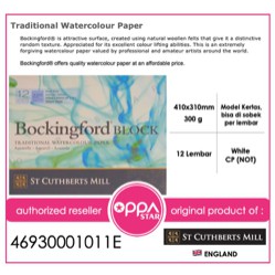 

Bockingford Block White Cold Press 410 x 310 46930001011E Watercolour
