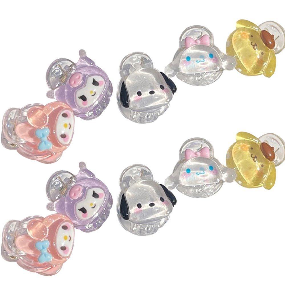 Agustina Wanita Cakar Rambut Hiasan Kepala Sweet Kuromi Melody Cinnamoroll Dog Kecil Ponytail Holder