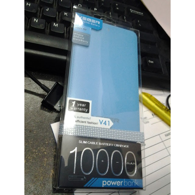 POWERBANK VEGER V41 10000 MAH - ORIGINAL POWERBANK VEGER 10000 MAH -POWERBANK ORIGINAL VEGER SLIM
